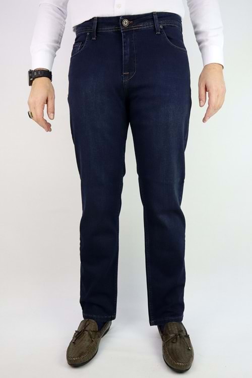 Digital Jeans Koyu Lacivert Klasik Regular Fit Erkek Kot Pantolon 710-02