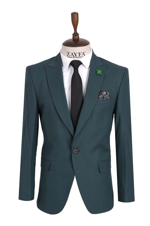 Vito Andolini Yeşil Slim Fit Erkek Ceket